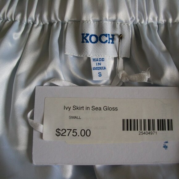NWT Koch Ivy Mini Skirt  in "SEA GLOSS" Size S - Picture 5 of 12